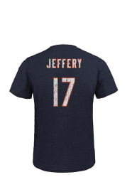 Alshon Jeffery Chicago Bears Navy Blue Player Short Sleeve Fashion Player T Shirt