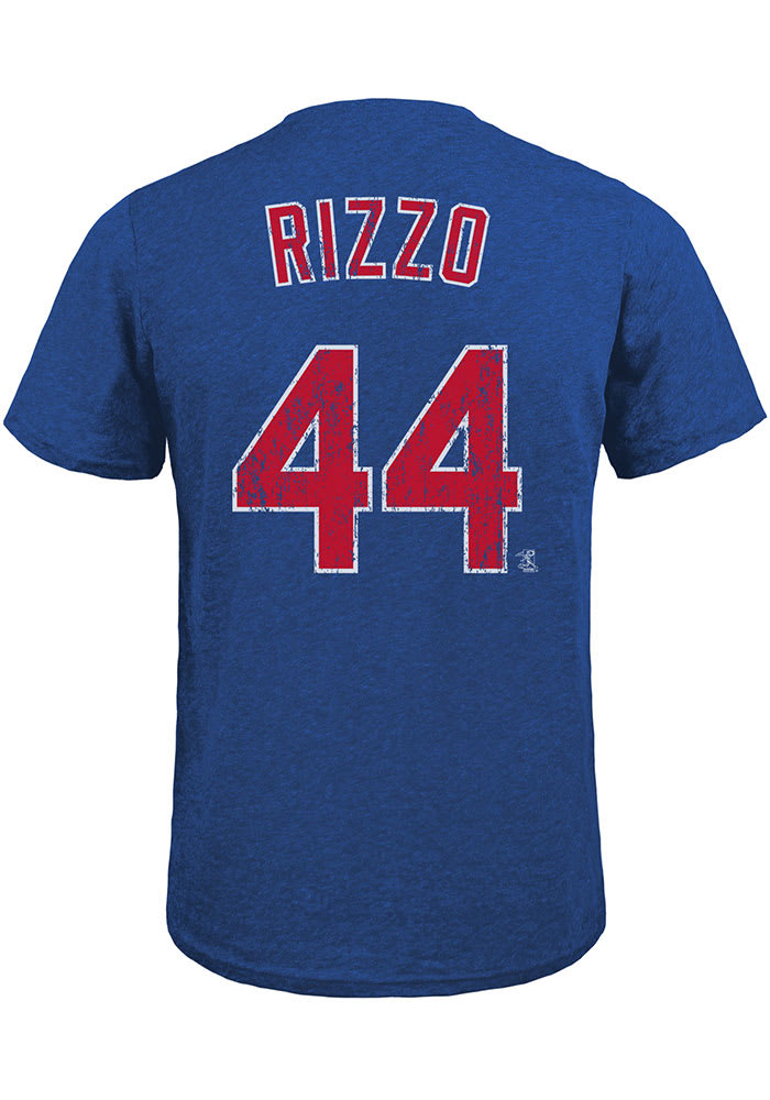 Anthony Rizzo Cubs Name And Number Short Sleeve Fashion Player T Shirt
