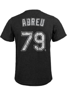 Jose Abreu Chicago White Sox Black Name And Number Short Sleeve Fashion Player T Shirt
