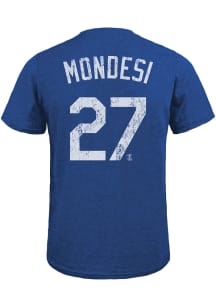 Adalberto Mondesi Kansas City Royals Blue Name And Number Short Sleeve Fashion Player T Shirt