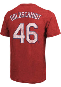 Paul Goldschmidt St Louis Cardinals Red Name And Number Short Sleeve Fashion Player T Shirt