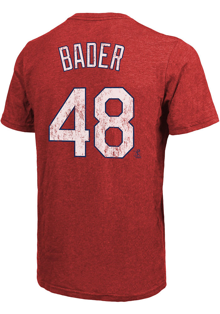 Harrison Bader Cardinals Name And Number Short Sleeve Fashion Player T Shirt