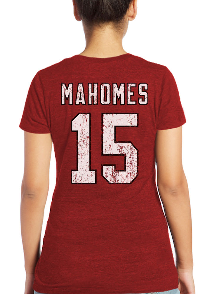 Majestic Women's Threads Patrick Mahomes Red Kansas City Chiefs