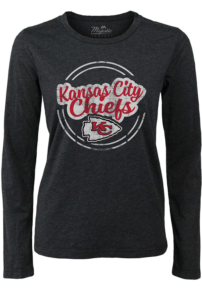 Kansas City Chiefs Womens Black Boyfriend End Around LS Tee  Kansas city  chiefs apparel, Black boyfriend, Kansas city chiefs