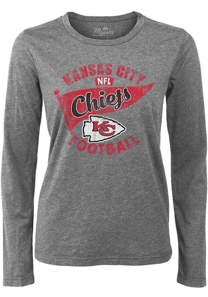 Kansas City Chiefs Womens Black Boyfriend End Around LS Tee  Kansas city chiefs  apparel, Black boyfriend, Kansas city chiefs