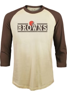 Cleveland Browns White Lines Long Sleeve Fashion T Shirt