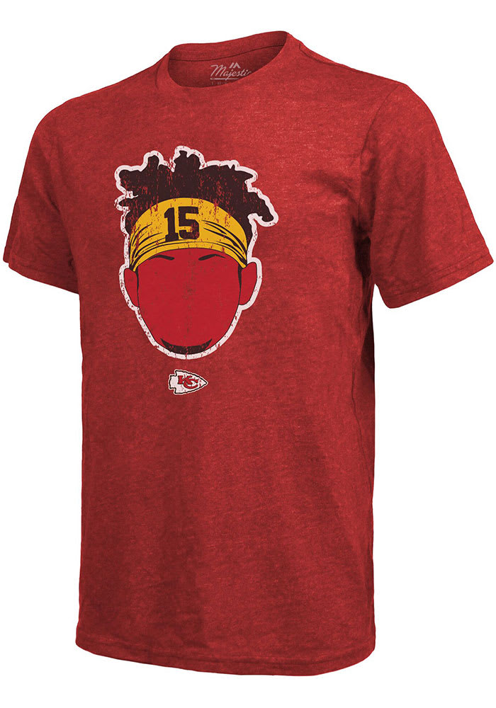 Patrick Mahomes Kansas City Chiefs Red Headband Short Sleeve Fashion Player T Shirt