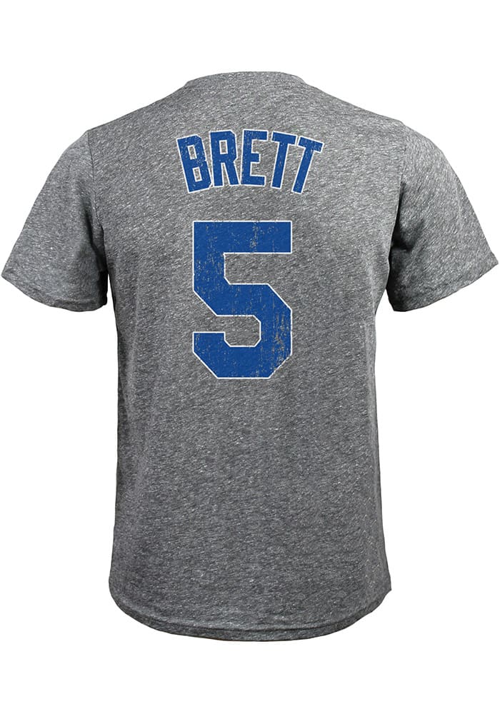 George Brett Name & Number T-Shirt - Royal - Tshirtsedge