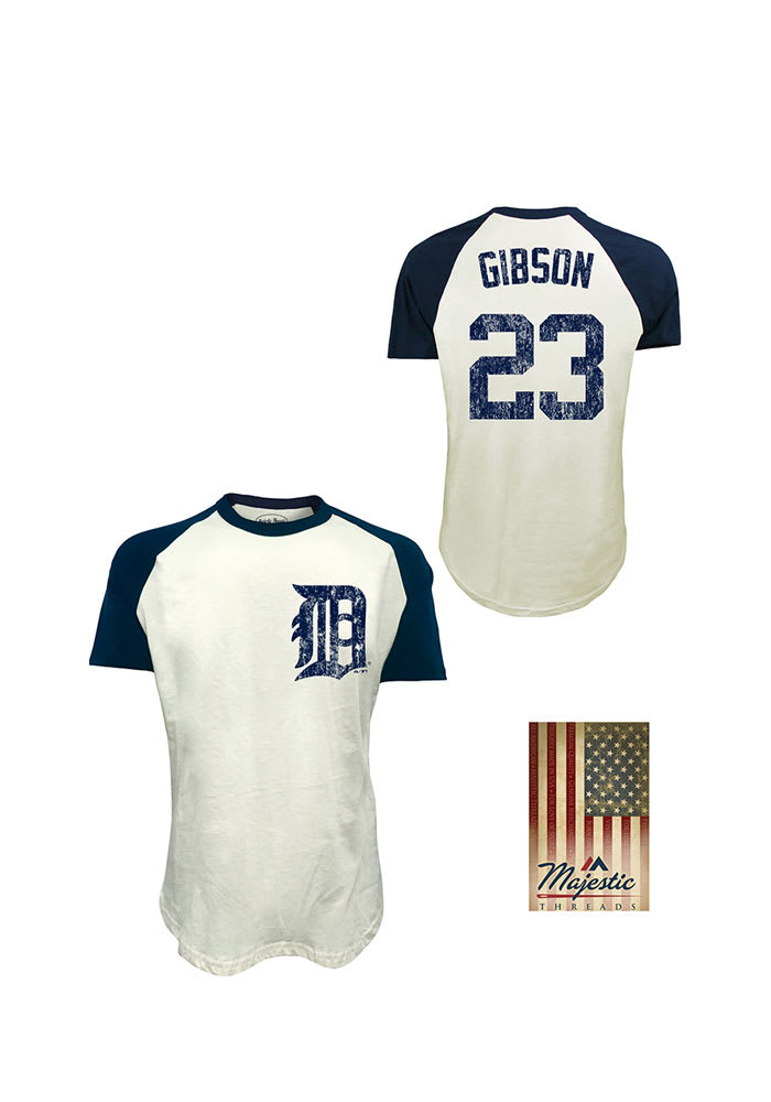 Women's Majestic Threads Navy Detroit Tigers Raglan Tri-Blend