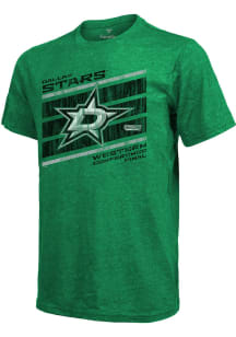 Dallas Stars Kelly Green 2020 NHL Conference Final Participant Goal Line Short Sleeve Fashion T ..