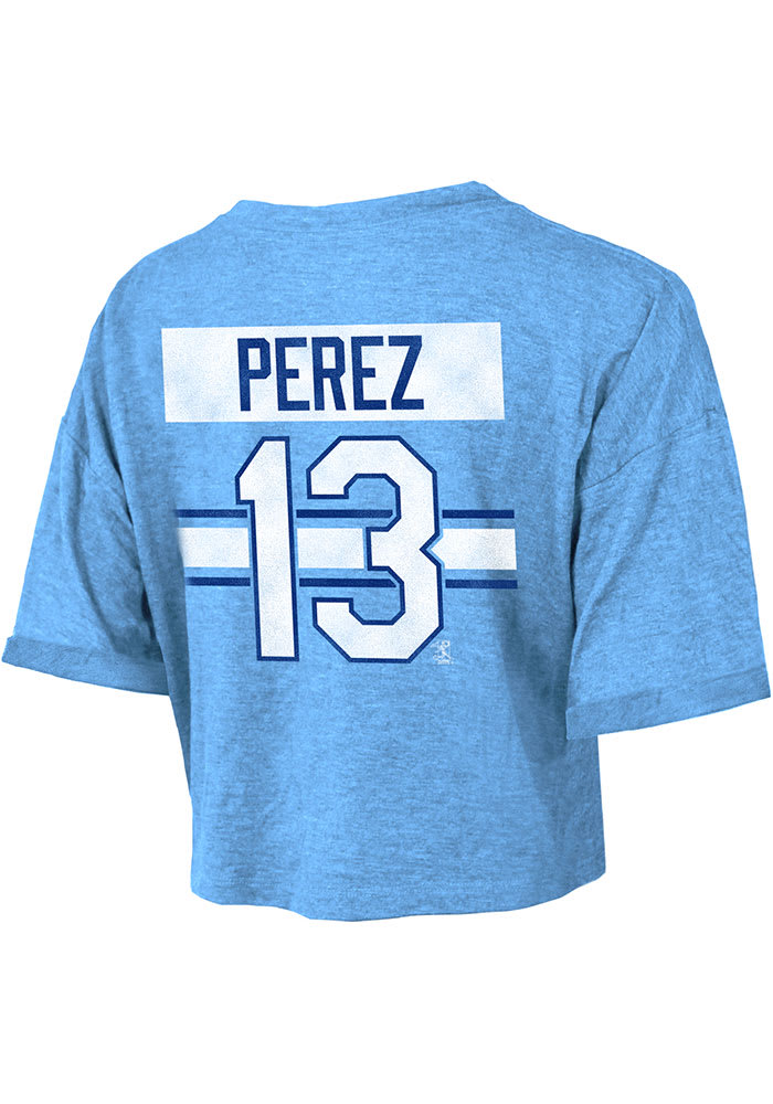 Salvador Perez Kansas City Royals Women's Alternate Blue Cool