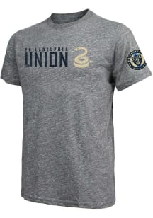 Philadelphia Union Grey Wordmark Short Sleeve Fashion T Shirt