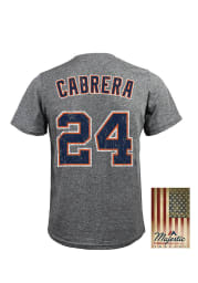 Miguel Cabrera Detroit Tigers Grey Triblend Short Sleeve Fashion Player T Shirt