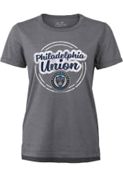 Philadelphia Union Womens Navy Blue Boyfriend Short Sleeve T-Shirt