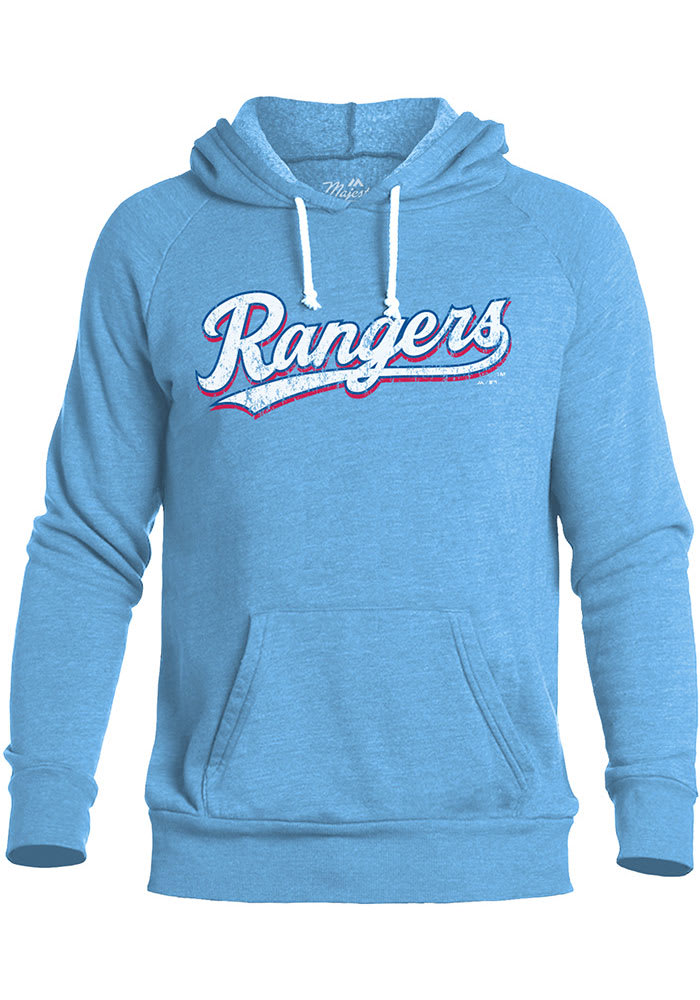 NHL New York Rangers Wordmark Blue Pullover Hoodie