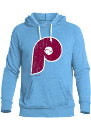 Philadelphia Phillies Mens Light Blue Coop Logo Fashion Hood