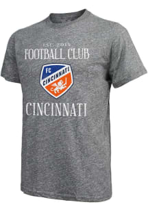 FC Cincinnati Grey Established Short Sleeve Fashion T Shirt