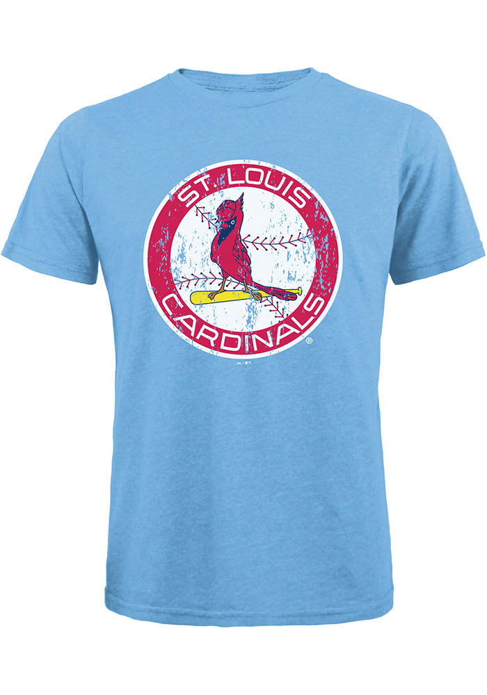 St. Louis Cardinals Gray Dri-Fit Cooperstown Henley T-Shirt by Nike