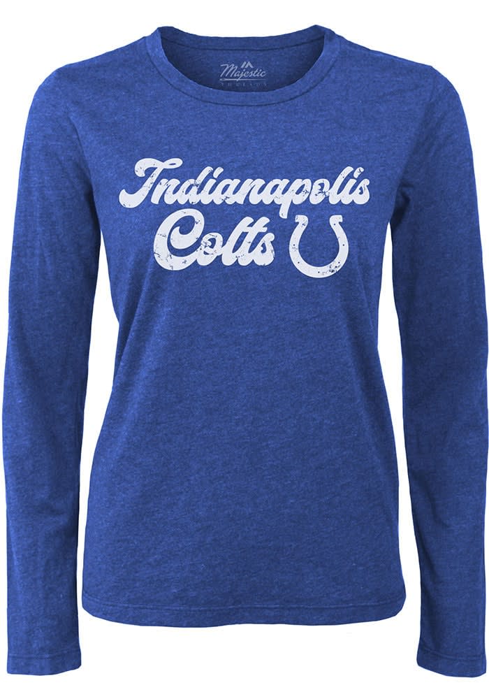 Women's NFL Indianapolis Colts Raw Edge Hoodie