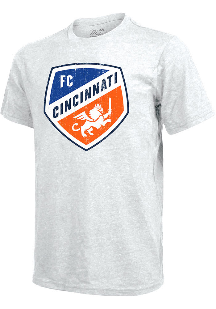 FC Cincinnati White Primary Short Sleeve Fashion T Shirt
