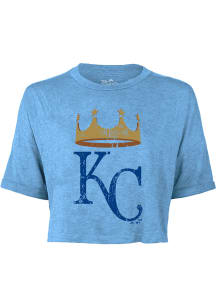 Kansas City Royals Womens Light Blue Alt Short Sleeve T-Shirt