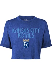 Kansas City Royals Womens Blue Desdemona Short Sleeve T-Shirt