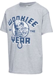 Junk Food Clothing Indianapolis Colts Youth Grey Wookie of The Year Short Sleeve T-Shirt
