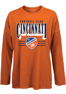 FC Cincinnati Womens Orange Bernard LS Tee