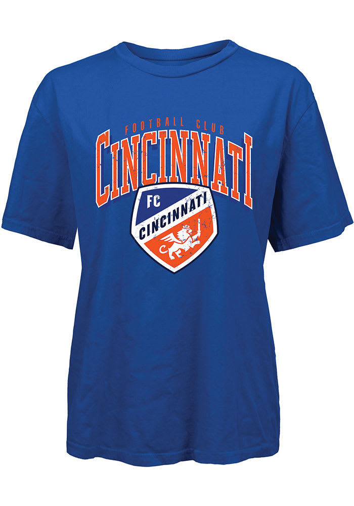 FC Cincinnati Womens Blue Burple Short Sleeve T-Shirt