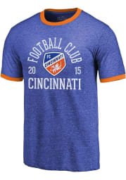 FC Cincinnati Blue Ball Hog Short Sleeve Fashion T Shirt
