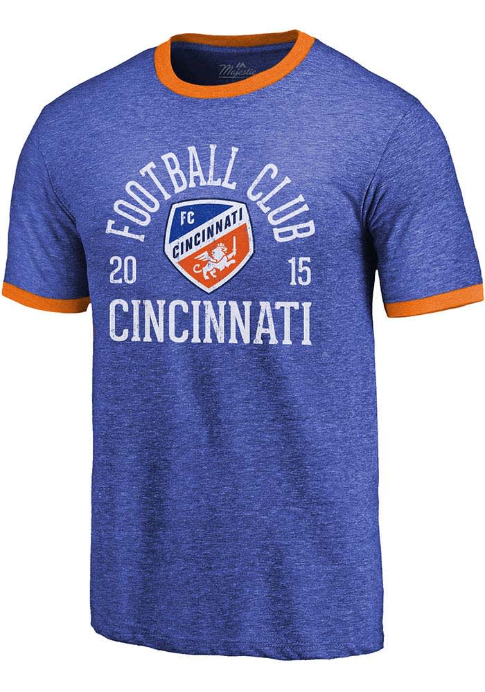 FC Cincinnati Blue Ball Hog Short Sleeve Fashion T Shirt