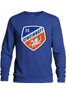 FC Cincinnati Mens Blue Primary Long Sleeve Fashion Sweatshirt