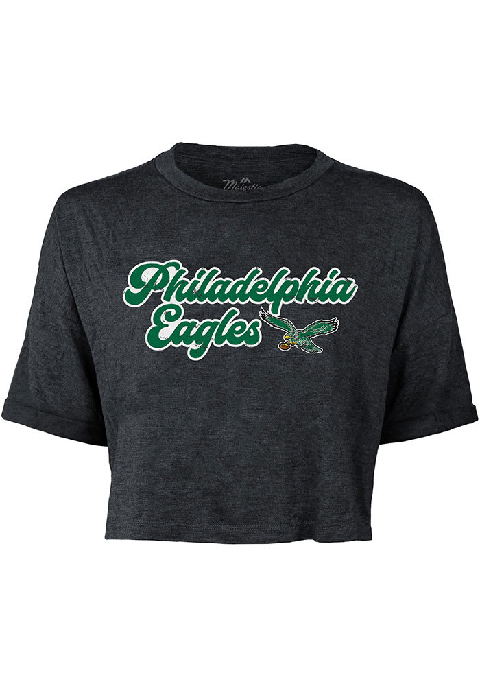 Philadelphia Eagles Womens Black Funky Town Short Sleeve T-Shirt