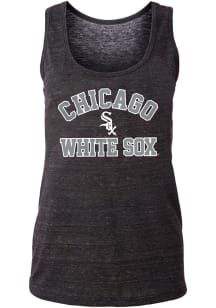 New Era Chicago White Sox Womens Black Triblend Tank Top