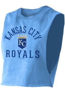 Kansas City Royals Womens Light Blue Field Goal Tank Top