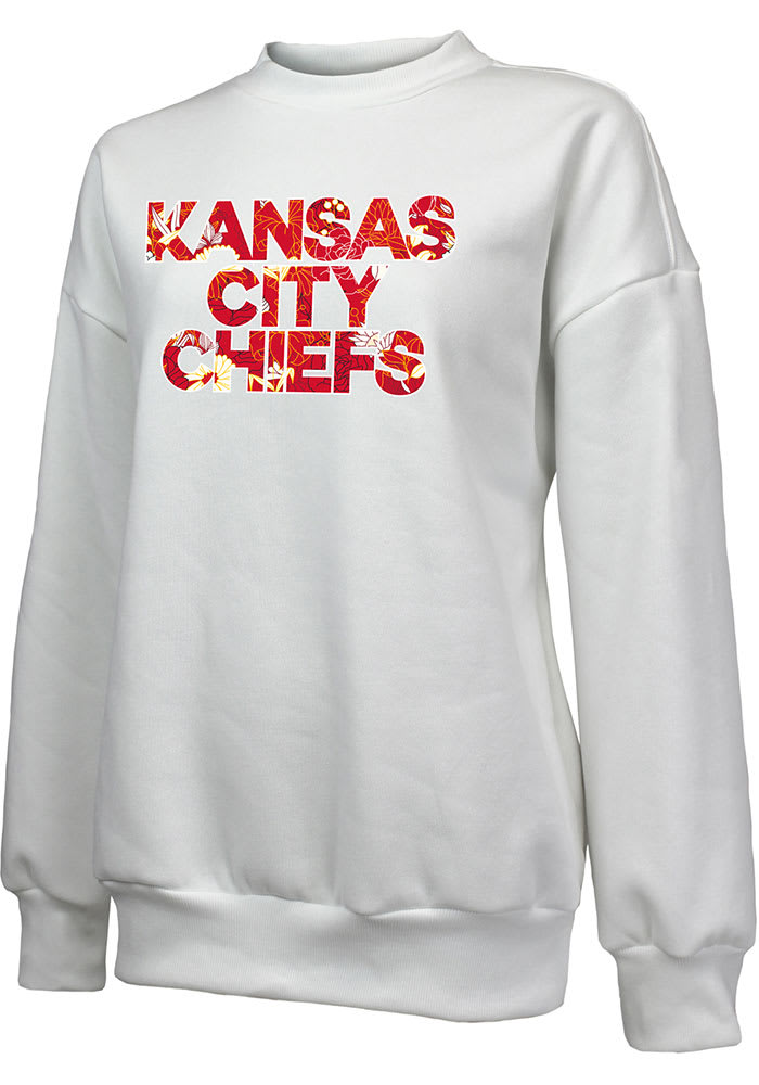 Kansas City Chiefs Arrowhead Floral Print Crew Neck 