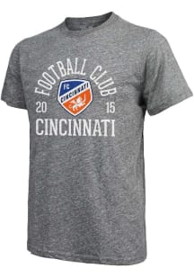 FC Cincinnati Grey Ball Hog Short Sleeve Fashion T Shirt