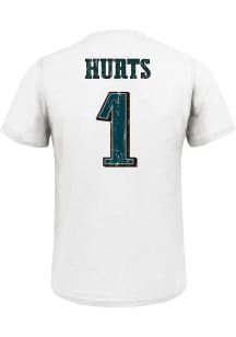 Jalen Hurts Philadelphia Eagles White Primary Player Short Sleeve Fashion Player T Shirt