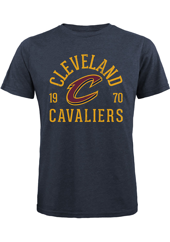 Cleveland Cavaliers Navy Blue Ball Hog Short Sleeve Fashion T Shirt