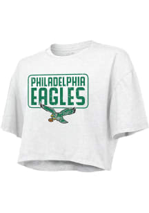 Philadelphia Eagles Womens White Zap It Short Sleeve T-Shirt