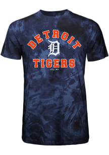 Detroit Tigers Navy Blue Curveball Short Sleeve Fashion T Shirt