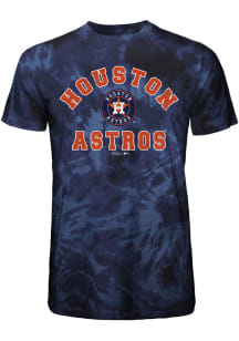 Houston Astros Navy Blue Curveball Short Sleeve Fashion T Shirt