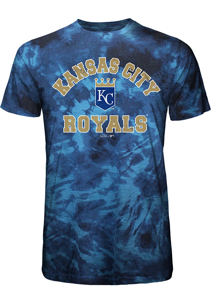 Kansas City Royals Blue Curveball Short Sleeve Fashion T Shirt