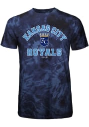 Kansas City Royals Navy Blue Curveball Short Sleeve Fashion T Shirt