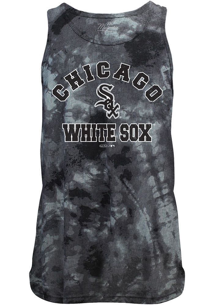 Chicago White Sox Mens Black Curveball Short Sleeve Tank Top