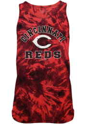 Cincinnati Reds Mens Red Curveball Short Sleeve Tank Top