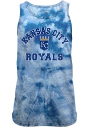 Kansas City Royals Mens Light Blue Curveball Short Sleeve Tank Top
