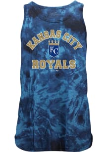 Kansas City Royals Mens Blue Curveball Short Sleeve Tank Top