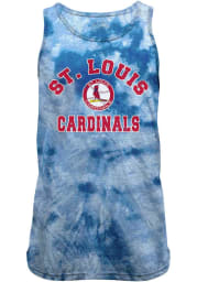 St Louis Cardinals Mens Light Blue Curveball Short Sleeve Tank Top