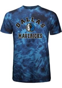 Dallas Mavericks Blue Curveball Short Sleeve Fashion T Shirt